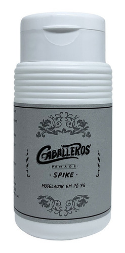 Kit Caballeros Grooming Modelador + Pomada Em Pó Spike