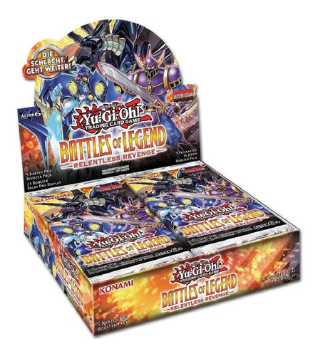 Box Booster Yu Gi Oh Batalha Das Lendas Konami 24 Pacotes