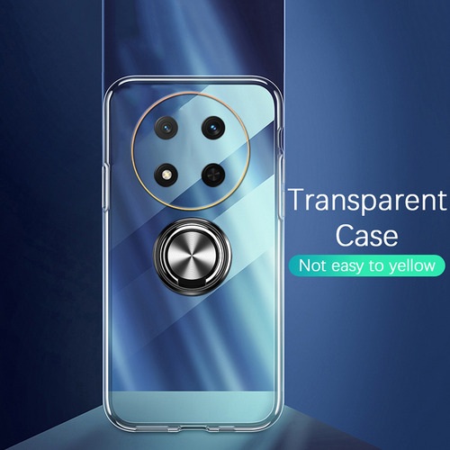 Capa Para Honor Magic 7 Lite 5g Com Anel Transparente