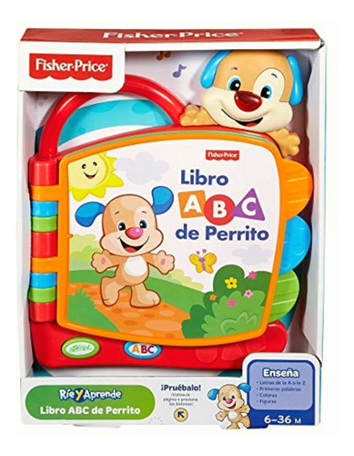 Fisher Price Libro Abc De Perrito Ríe Y Aprende