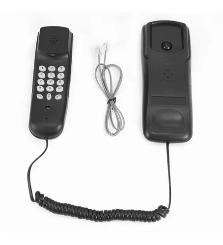 Teléfono JL-kj telefono alambrico,telefono de casa,telefono fijo,telefono  fijo minimalista,telefonos inalambricos trio,telefoni inalambrico,telefono  que se deobla,telefonos inalambricos economicos fijo - color negro