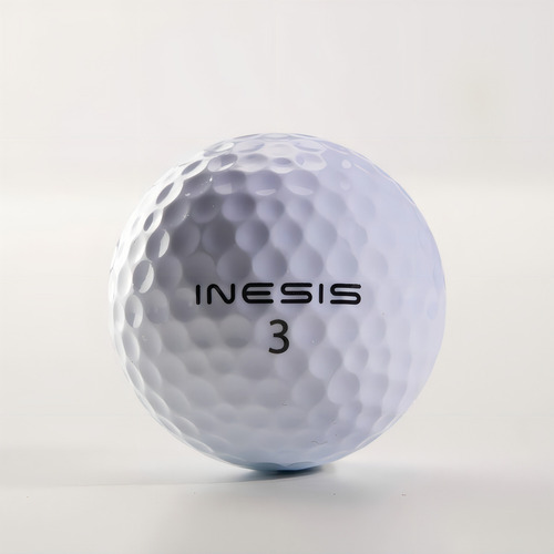 Pelotas de golf Inesis Soft 500 (kit con 12 bolas), color blanco