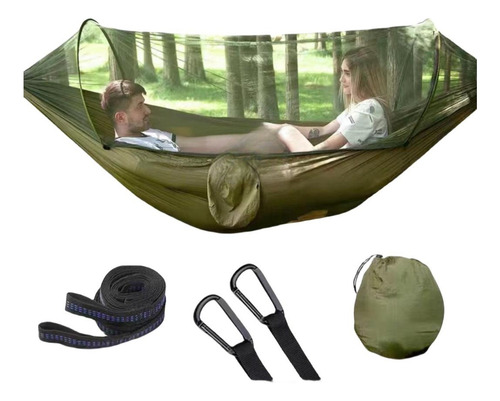 140 X 260 Cm Camping Hamaca Con Mosquitera Hamaca Y