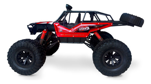 Carro De Control Remoto Monster Of Road Radioshack Color Rojo