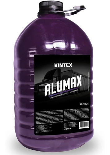Imagem 1 de 4 de Alumax Limpa Alumínio Rodas Baú Caminhão Aro 5l