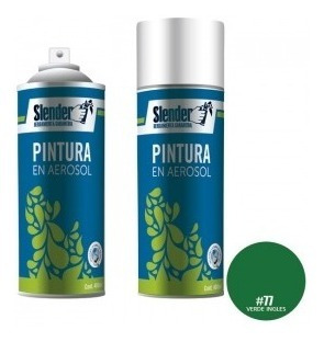 Pint.aerosol Slender 400ml.p/int.y Ext.verde Ingles  (77