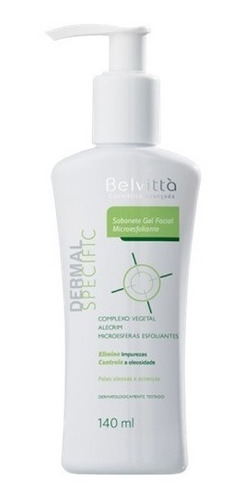 Sabonete Secativo Esfoliante 140ml Belvittà Peles Oleosas