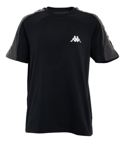 Polera Men Logo Black Grey