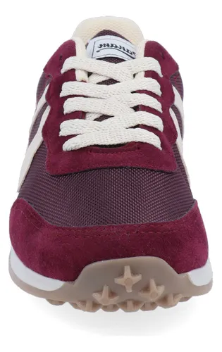 Tenis Urbano Panam Color Vino Con Textura Para Jr. Ni o Cuotas