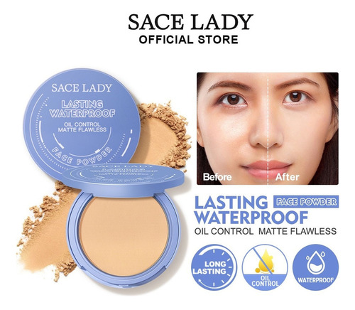 Máscara Impermeable, Polvo Fijador, Delineador De Ojos Con S