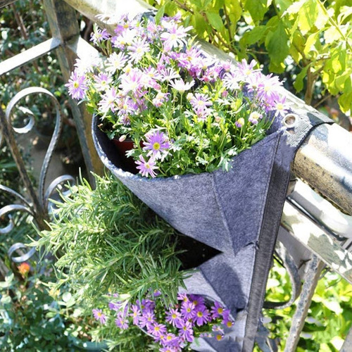 Sacos De Plantio De Suspensão Com Jardinagem Vertical
