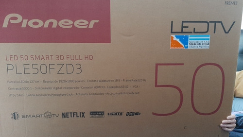 Smart Tv Pioneer 3d 50 Pulgadas
