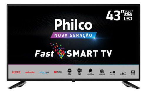 Smart Tv Philco Led Full Hd 43 Ptv43e10n5sf Hdmi Usb