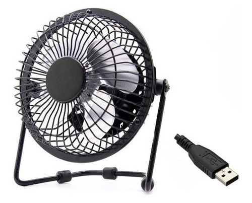 Ventilador Gen 815 Usb 5  De Mesa Negro