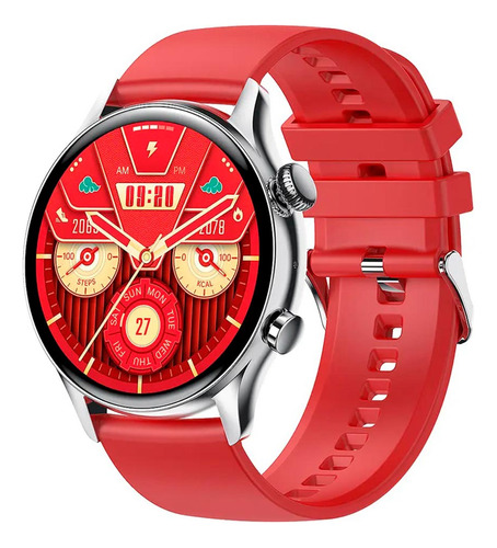 Smartwatch Colmi I30 Silicon Red Ss Con Malla De Silicona Color de la caja Rojo Color del bisel Plateado