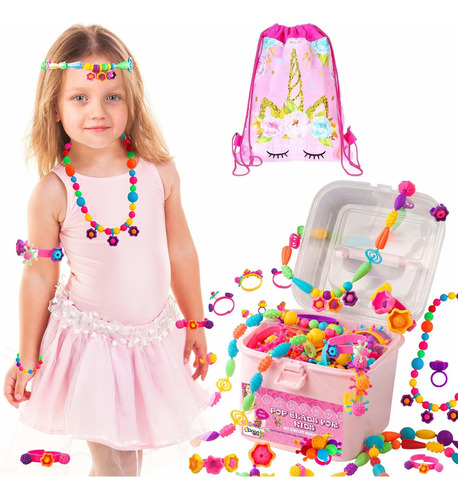 Kit De Slime Orian Juego De Joyas Pop Beads Para Niñas, Ksl