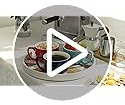 Juego De 4 Tazas De Café De Cerámica Color Turquesa Teocera,