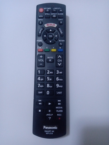 Imagen 1 de 1 de Tv Control Remoto Para Panasonic Smart Tv Led 4k Lcd