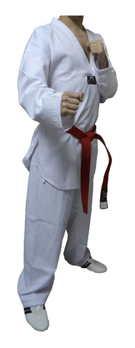 Dobok Traje Taekwondo Wt Panther Uniforme Talle 6 A 8