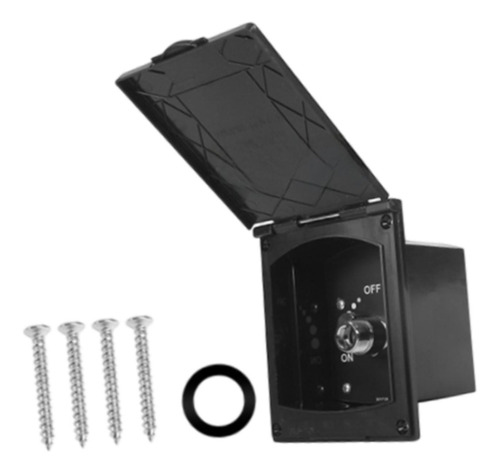 Generic Rv Kit De De Ducha Exterior, Válvula De Agua Negro