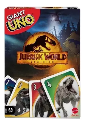 Jogo de Cartas – UNO – Jurassic World – Dominion – 2 a 10 Jogadores –  Mattel - RioMar Recife Online
