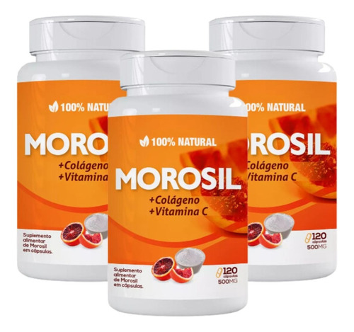Kit 2x Morosil + Colágeno + Vitamina C - 240 Cápsulas