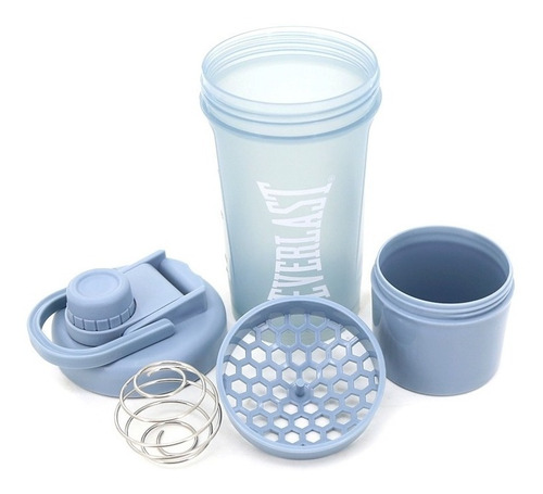 Imagen 3 de 10 de Vaso Botella Shaker Everlast Mezclador Gym Training 400ml