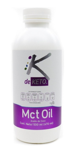 Mct Oil K De Keto Ceto Aceite De Coco Fraccionado Cetosis