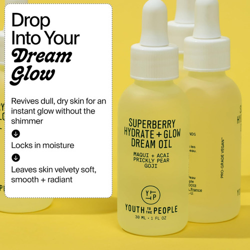 Aceite Facial Hidratante Superberry De Youth To The People P