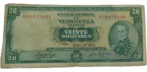 Comprar Billetes Venezolanos Antiguos Colección 10 Bolívares 1970