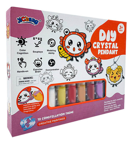 Set De Arte Y Manualidades C Diy Crystal Paint, Bolsa Tridim