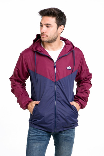 Rompevientos Hombre Campera Impermeable Capucha C.art 706