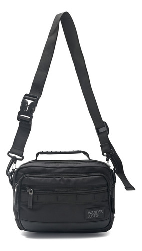 Morral Hombre Bandolera Urban Mode Wanderlust Negro 23x15x7