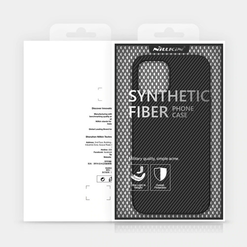 Case Delgado Nillkin Fibra Carbón Para iPhone 12 Pro Max 6.7
