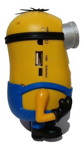 Imagen 3 de 6 de Parlante Portatil Minion Niño Usb Lector Sd Mp3 - Radio Fm