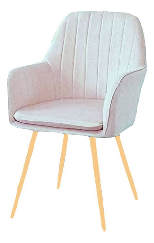 Sillon Silla Eames X 2 Vintage Colores Unicos Estructura De La Silla Símil Madera Asiento Blanco Diseño De La Tela Terciopelo