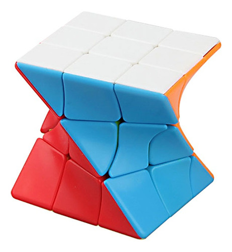 Cubo 3x3x3 Twisty (retorcido) Stickerless Uso Profesional 