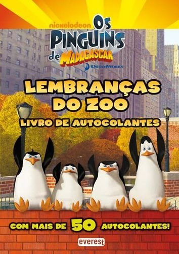 Os Pinguins De Madagascar: Lembranças Do Zoo: Livro De Auto