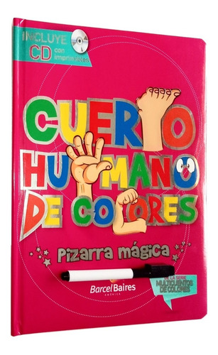 Libro Pizarra Magica Cuerpo Humano + Cd