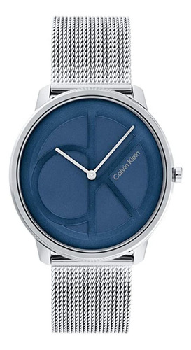 Reloj Para Unisex Calvin Klein Iconic Mesh 25200031 Plateado