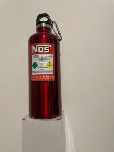 Termo De Aluminio Capacidad De 500ml Apariencia De Nitro Nos