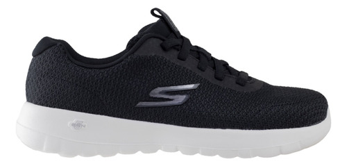 Tenis Skechers Mujer Sport Gowalk 124702x Negro Bco Original