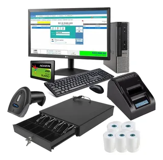 Kit Punto De Venta Pc 8gb 240gb Ssd /cajon Impresora Lector