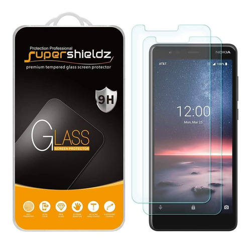 Protector De Pantalla Para Nokia 3.1 A Templado Resistente