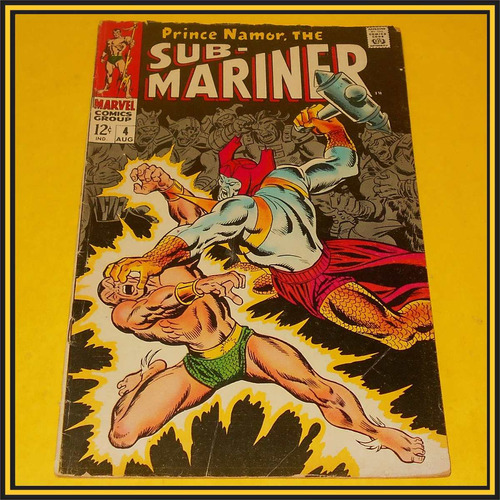 Ccc21 Marvel Comic Prince Namor Sub-mariner #4 Atuma 1968