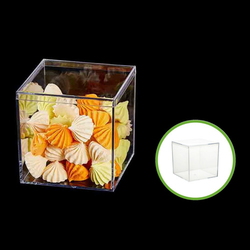 Caja De Almacenamiento De Acrílico Transparente Con Tapa De