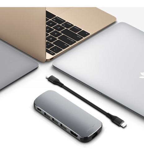 Adaptador Hub Usb-c Multipuerto 9 -1 Para Mac/notebook
