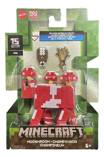 Minecraft Figura De Acción Champivaca 15 Years Mattel