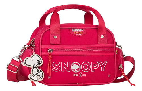 Bolsa Feminina Snoopy Bau Sp2849 Cor Pink