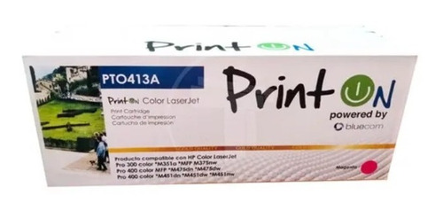 Tóner Printon Compatible Con Hp Ce413a